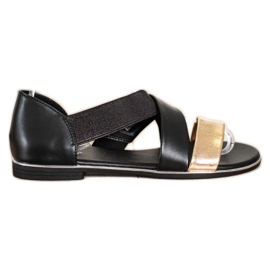 Evento Sandalias sin cordones con tiras negro