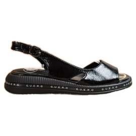 Filippo Cómodas sandalias lacadas negro