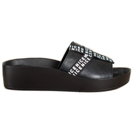 Filippo Zapatillas de cuero de moda negro