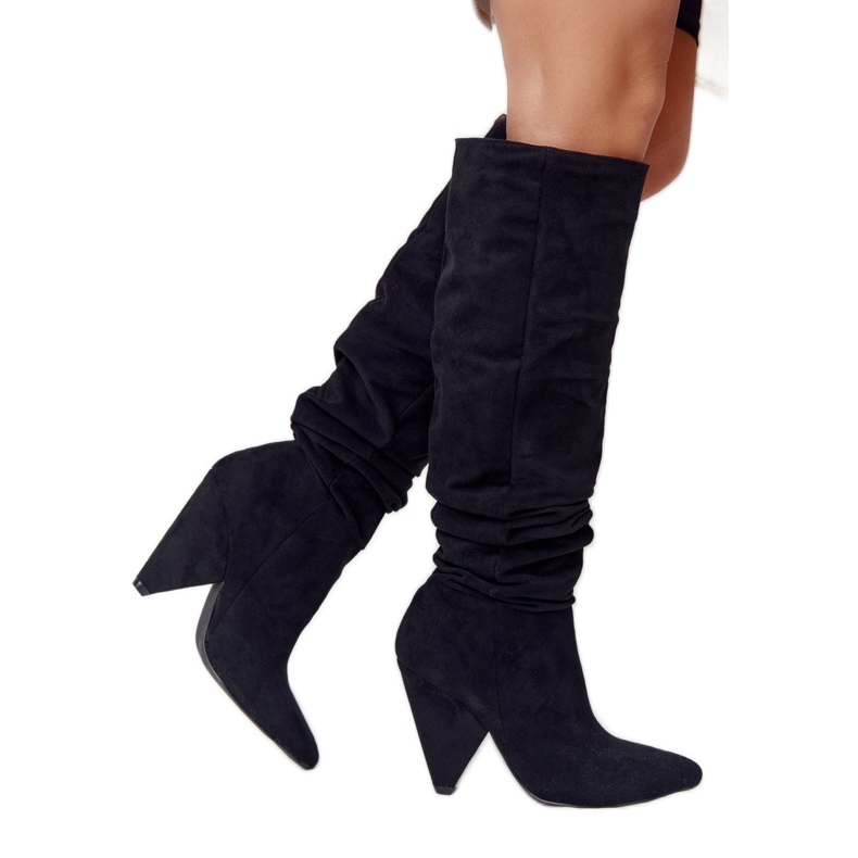 Botas Mujer Suede Lu Boo Negras negro