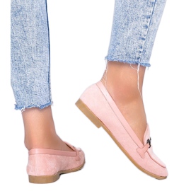 Mocasines Juliette de ante ecológico rosa rosado