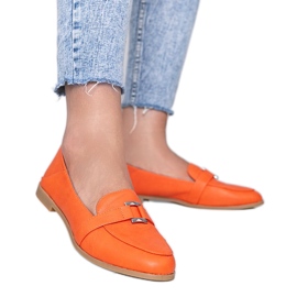 Mocasines naranjas con hebilla Island Paradise