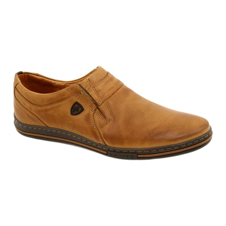 Polbut Zapatos hombre piel 362 jengibre beige amarillo
