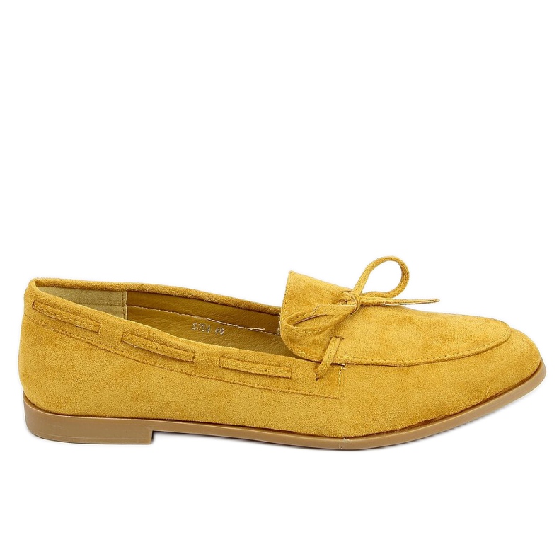 Mocasines de mujer clásicos mostaza 3394 Amarillo Mocasines de mujer clásicos mostaza 3394 Amarillo