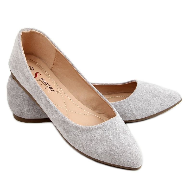 Seastar Bailarinas con puntera almendra Gris CD52P Gris Seastar Bailarinas con puntera almendra Gris CD52P Gris