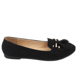 Mocasines de mujer negros 99-08A Black