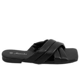 Zapatilla Suela Cuadrada Negra S060191 Negra negro