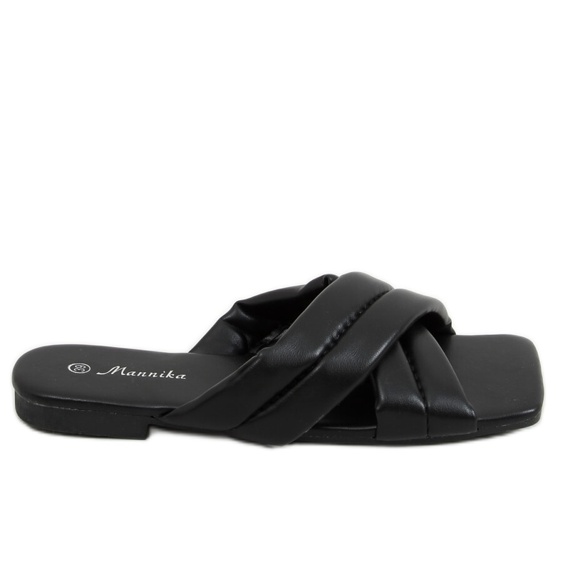 Zapatilla Suela Cuadrada Negra S060191 Negra negro