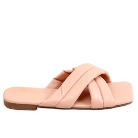 Rosa Zapatillas suela cuadrada S060191 Rosa