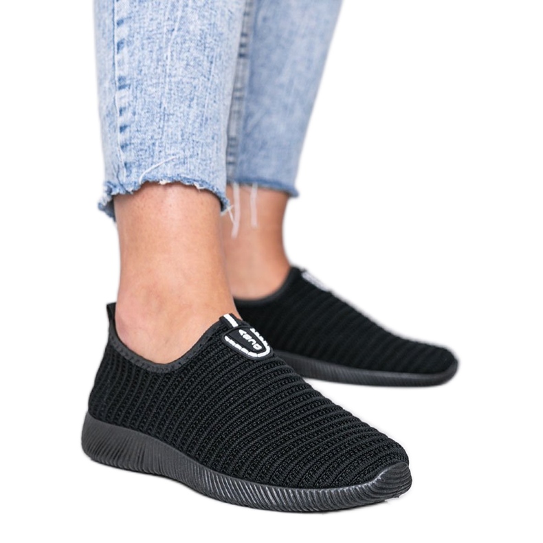 Zapatillas deportivas negras Hazlo negro Zapatillas deportivas negras Hazlo negro