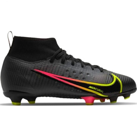 Zapatos de fútbol Nike Mercurial Superfly 8 Pro Fg Jr CV0804090 multicolor negro