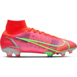 Zapatos de fútbol Nike Mercurial Superfly 8 Elite Fg M CV0958 600 naranja naranjas y rojos