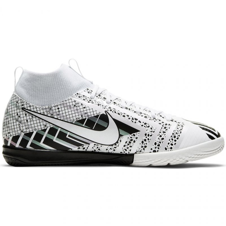 Calzado de fútbol Nike Mercurial Superfly 7 Academy Mds Ic Jr BQ5529 110 blanco, blanco, negro blanco