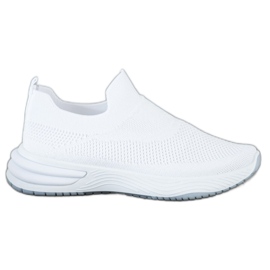 SHELOVET Zapatillas sin cordones blanco