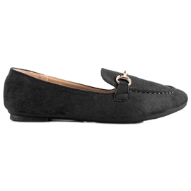 Mocasines VINCEZA Glitter negro