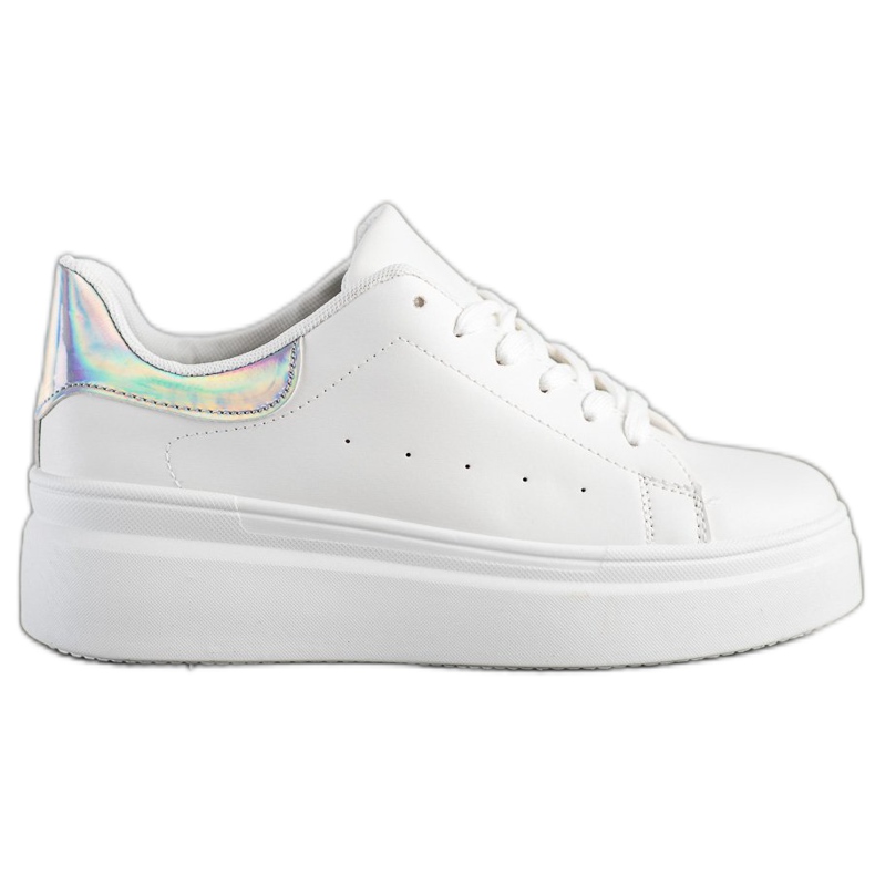 SHELOVET Zapatillas cómodas blanco