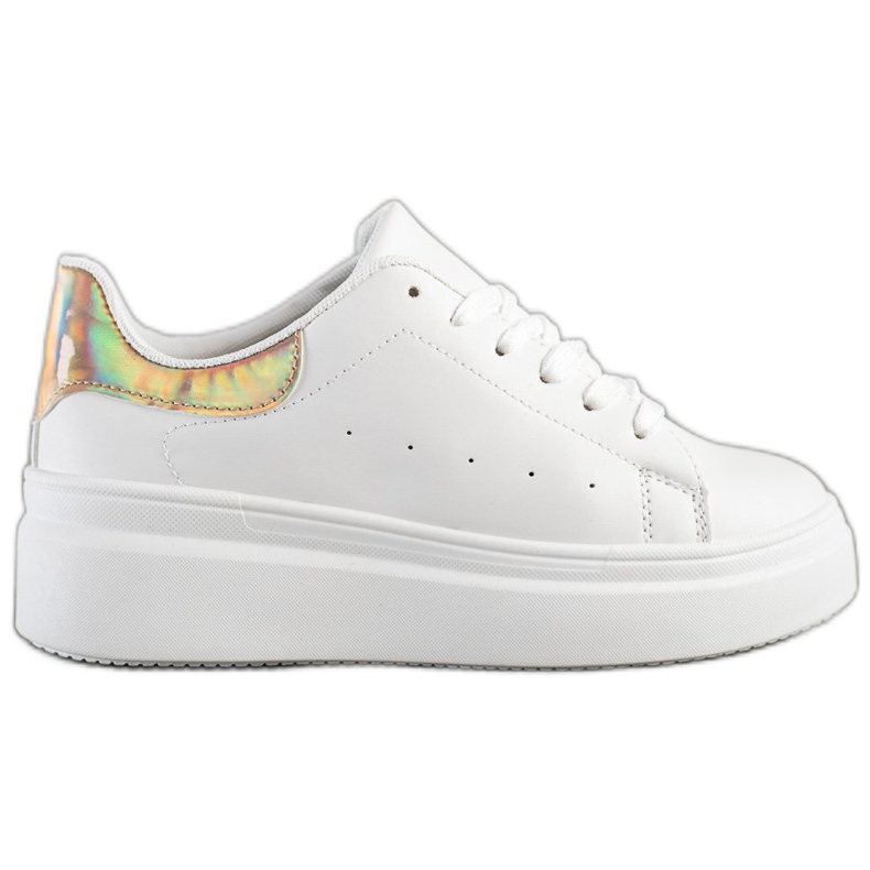 SHELOVET Zapatillas cómodas blanco SHELOVET Zapatillas cómodas blanco