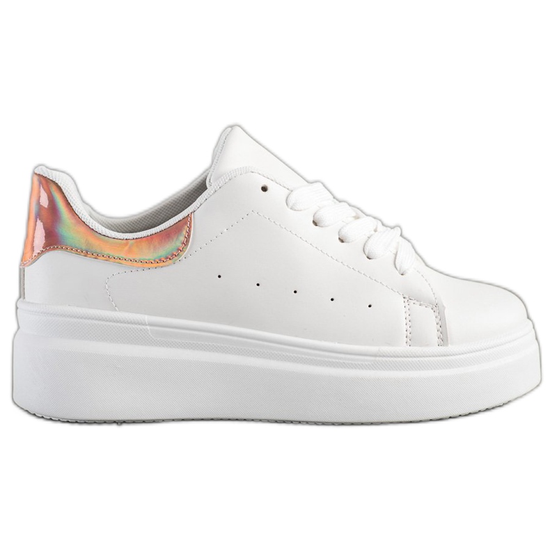 SHELOVET Zapatillas cómodas blanco