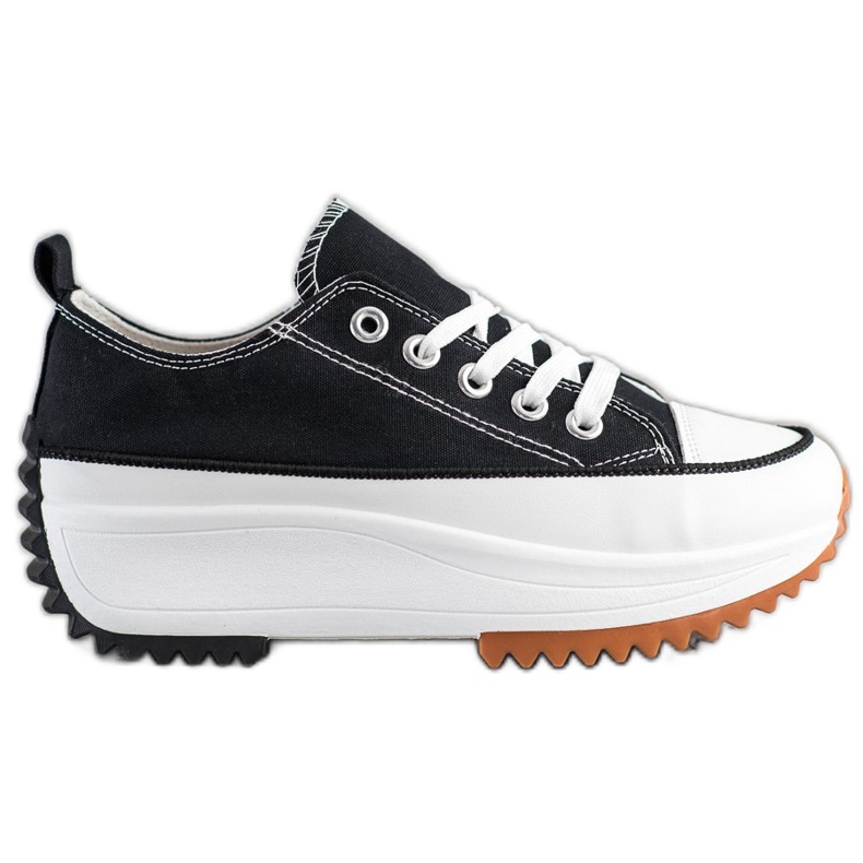 SHELOVET Zapatillas en una plataforma alta negro SHELOVET Zapatillas en una plataforma alta negro