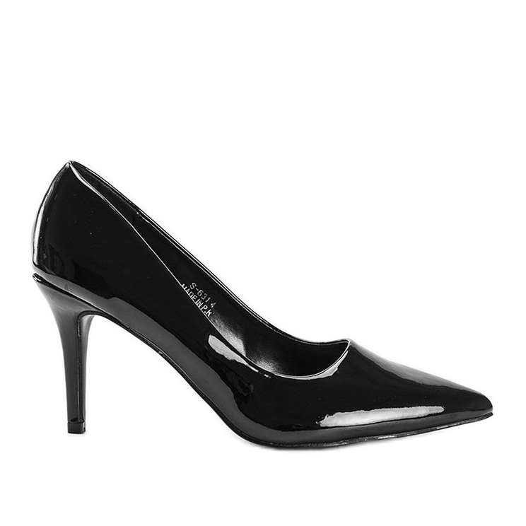 Zapatos negros de piel ecológica Ally