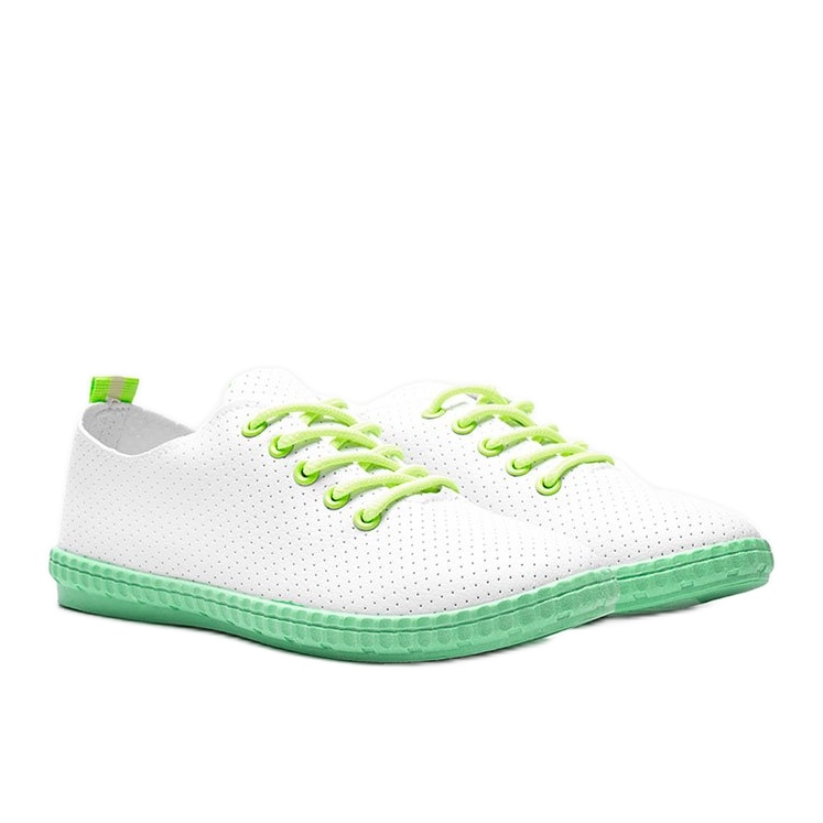Déjame zapatillas blancas caladas blanco