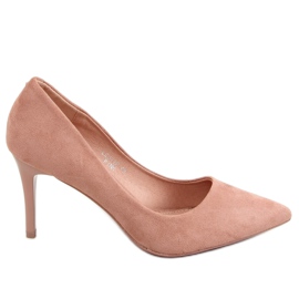 Zapatos cómodos en un pin rosa LE012P rosa sucio
