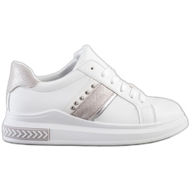 SHELOVET Zapatillas blancas blanco