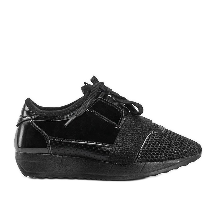 Zapatillas de niños negras Kelli negro