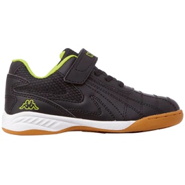Zapatos para niños Kappa Furbo K negro y amarillo 260776K 1140