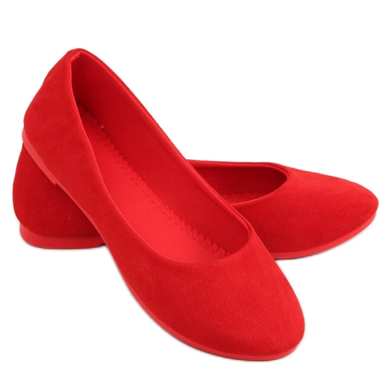 Bailarinas de mujer rojas JX38 Rojo