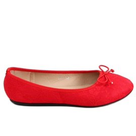 Bailarinas de encaje rojo DY-12 Red Bailarinas de encaje rojo DY-12 Red
