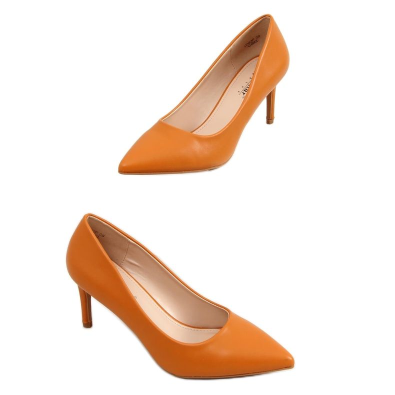 Stilettos tacón bajo camel CD62P Camel marrón Stilettos tacón bajo camel CD62P Camel marrón