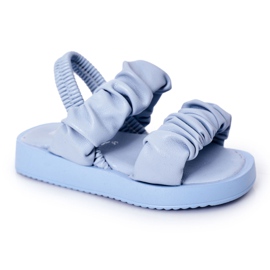 FR1 Sandalias Infantiles Con Canalé Azul Dulzura ['azul']