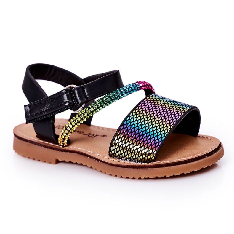 FR1 Sandalias Infantiles Con Lentejuelas Negro Blake ['negro', 'multicolor']