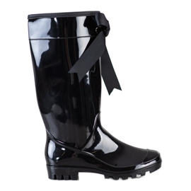 SHELOVET Chanclos altos con un arco negro
