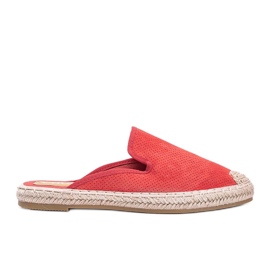 Chanclas rojas con frente cerrado de Kinshasa rojo