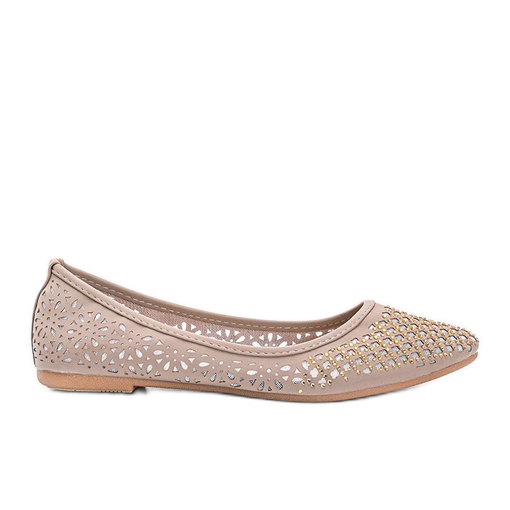 Bailarinas Porto Novo beige calado