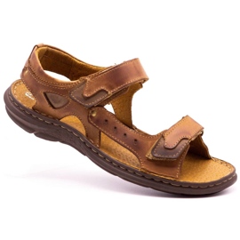 Polbut 277 sandalias camel marrón