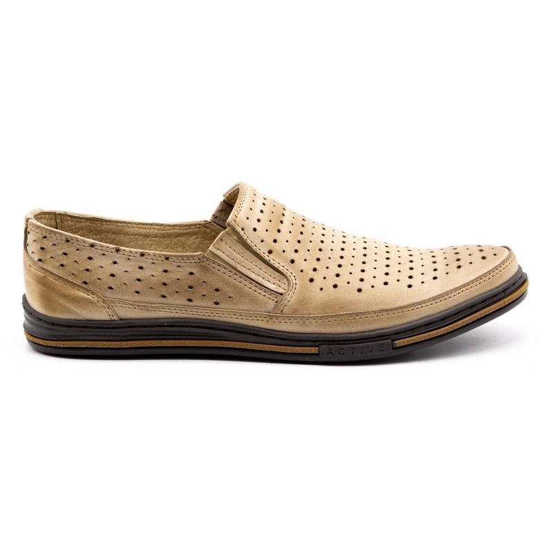 Polbut Zapatos de hombre calados 2107P beige