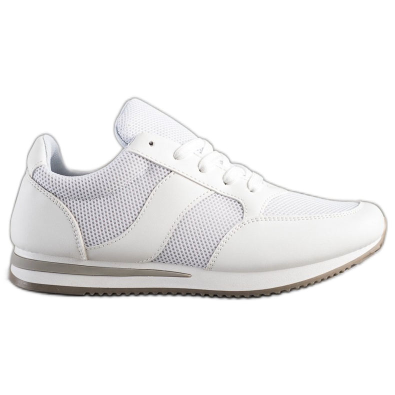 SHELOVET Zapatos deportivos con malla blanco SHELOVET Zapatos deportivos con malla blanco