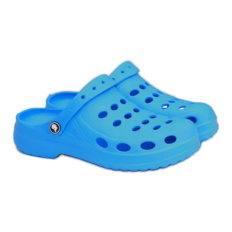 Flameshoes Pantuflas de Mujer Eva Blue Foam Crocs azul