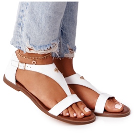 Sandalias Mujer Piel Nicole 2648 Blanco Sandalias Mujer Piel Nicole 2648 Blanco