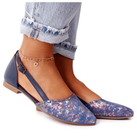 Maciejka 4972A-17 Bailarinas de Piel Azul Marino Maciejka 4972A-17 Bailarinas de Piel Azul Marino