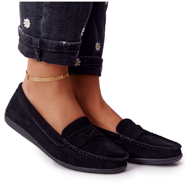Mocasines Mujer Ante Big Star HH274662 Negro Mocasines Mujer Ante Big Star HH274662 Negro