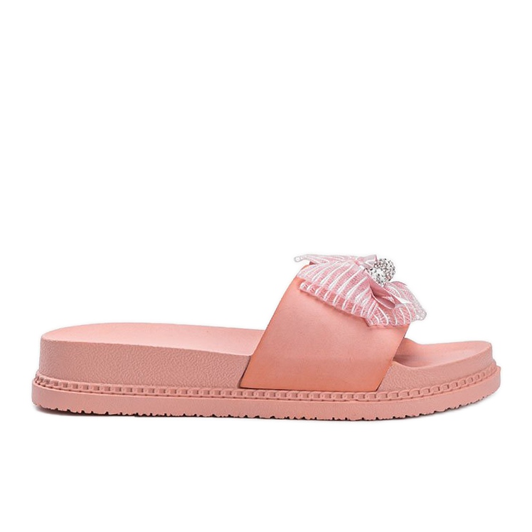 Zapatillas rosas con lazo Dido rosado