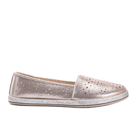 Alpargatas Winnie Gold caladas dorado