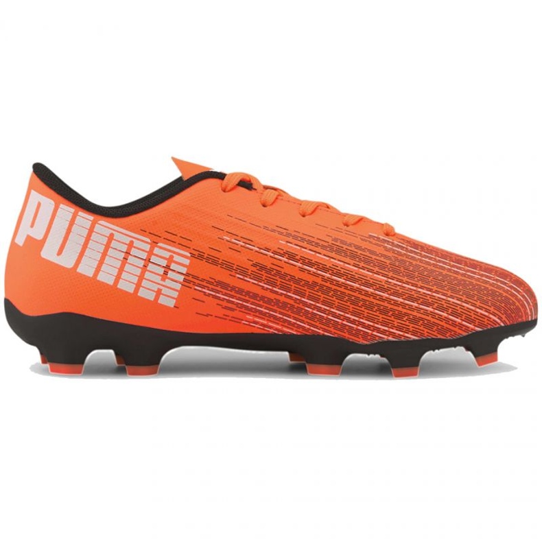 Botas de fútbol Puma Ultra 4.1 Fg Ag Jr 106100-01 multicolor naranjas y tintos