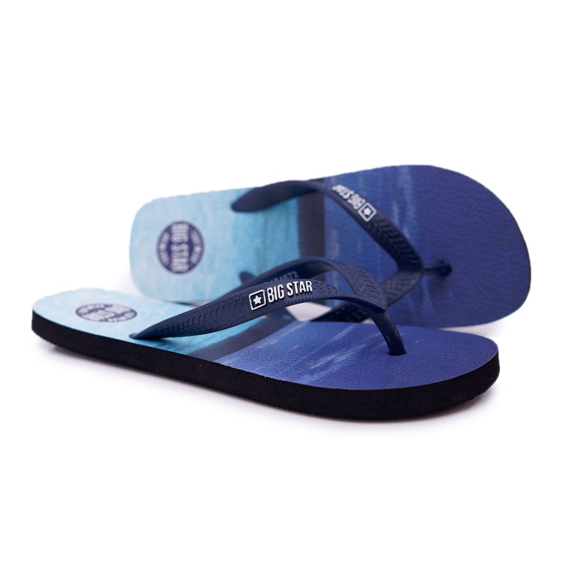 Pantuflas de Hombre Chanclas Big Star DD174672 Azul
