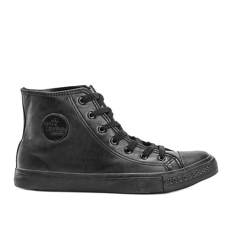 Zapatillas negras de hombre Quatros negro