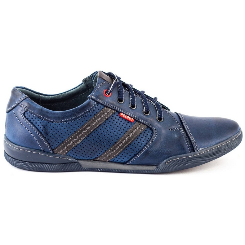 Polbut Zapatos casual hombre R3 Perforation Azul Marino Polbut Zapatos casual hombre R3 Perforation Azul Marino
